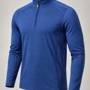 Axis Quarter Zip in Cobalt